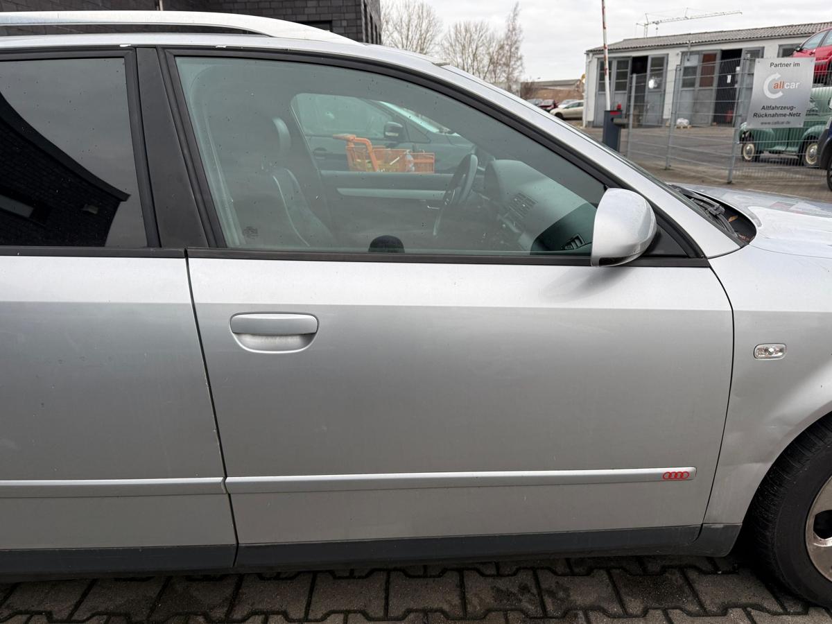 Audi A4 B6 original Tür vorn rechts LY7W Lichtsilber Metallic Rohbau BJ02